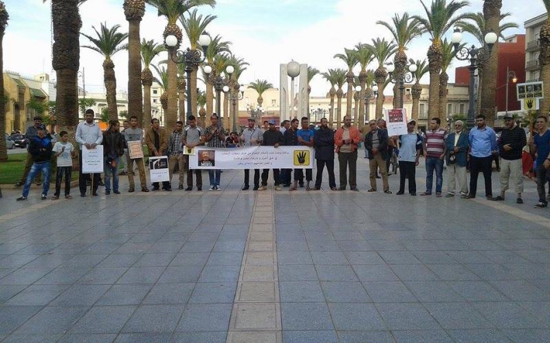 صور: مسيرة بالمغرب ضد الأحكام على مرسي