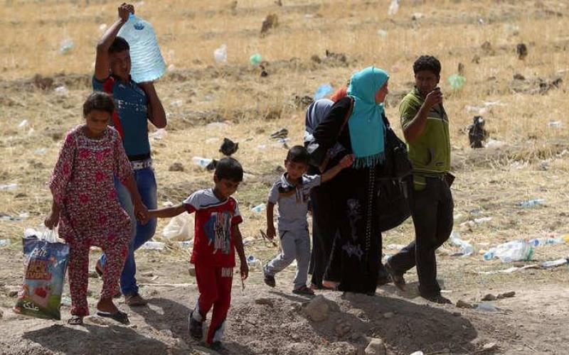 صور: المشردون من الأنبار العراقية
