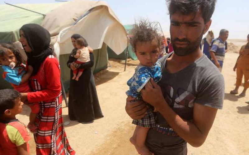 صور: المشردون من الأنبار العراقية