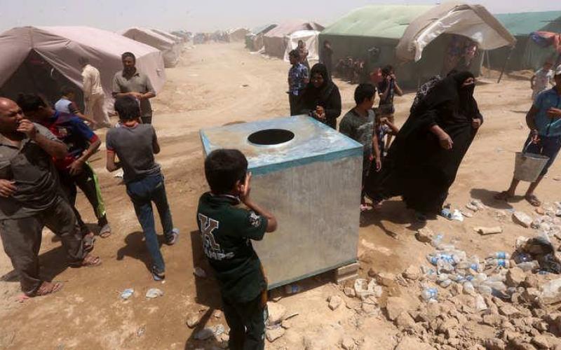 صور: المشردون من الأنبار العراقية
