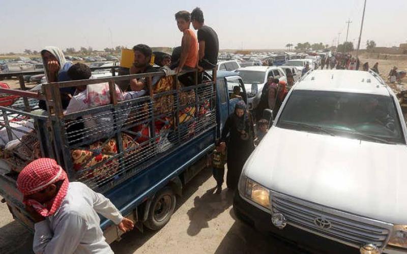 صور: المشردون من الأنبار العراقية