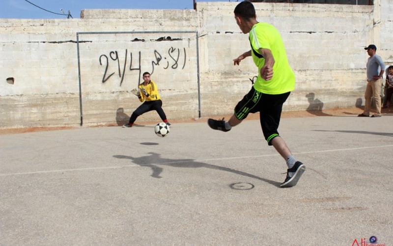 صور: دوري الأزهر الكروي بنابلس