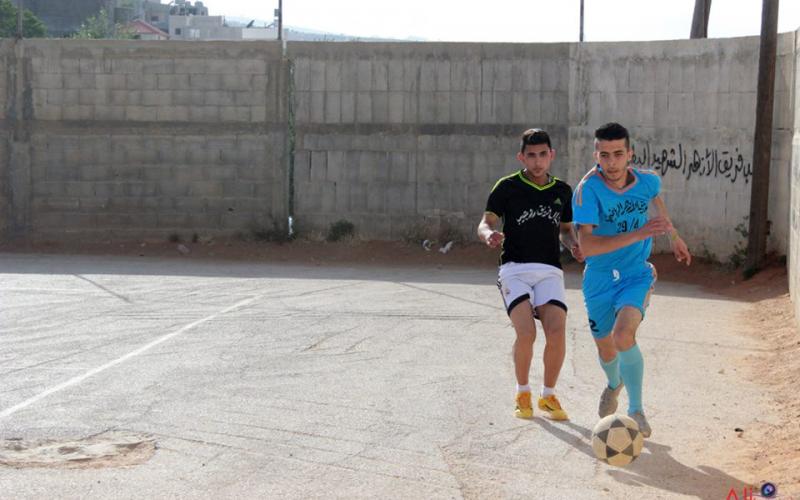 صور: دوري الأزهر الكروي بنابلس