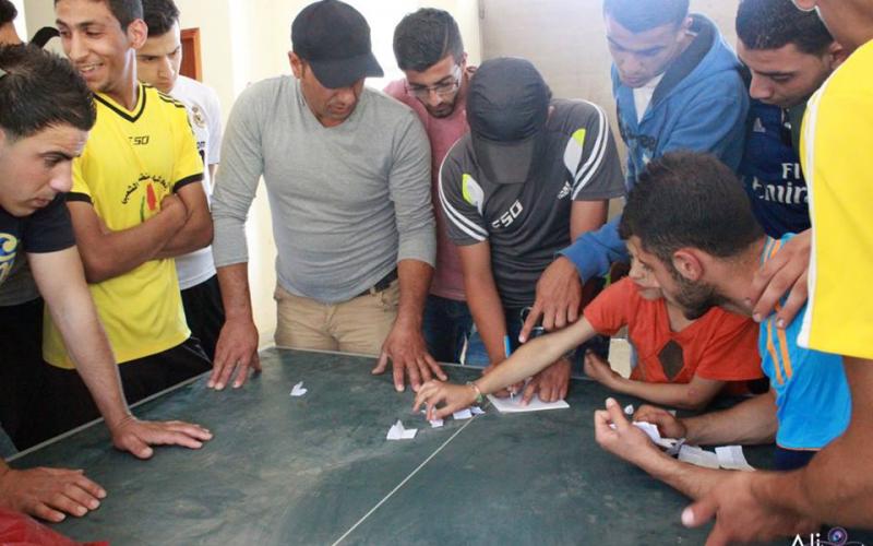 صور: دوري الأزهر الكروي بنابلس