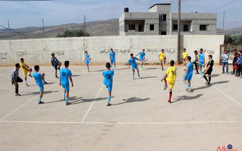 صور: دوري الأزهر الكروي بنابلس