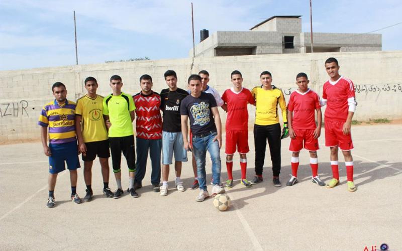صور: دوري الأزهر الكروي بنابلس