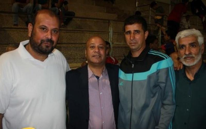 بالصور: أبو هولي يهنئ المغازي ويؤكد دعمه للفريق‎