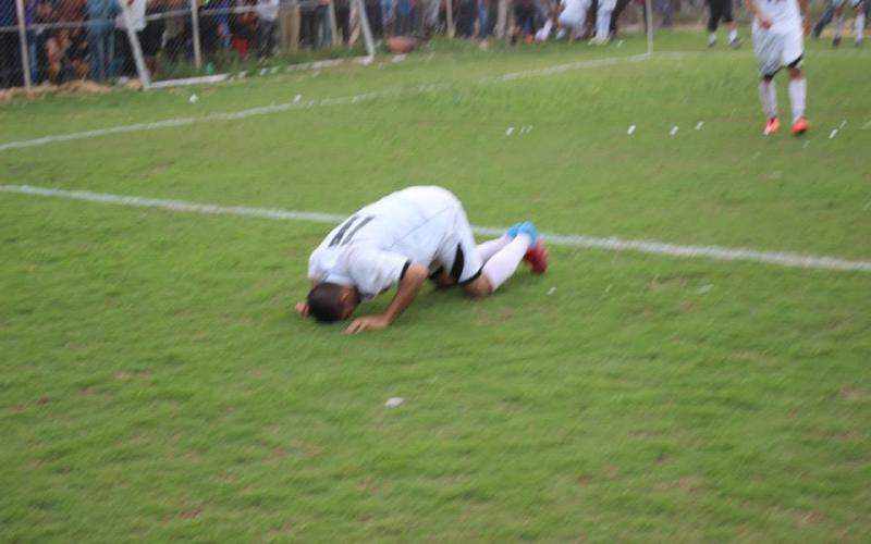 بالصور: أبو هولي يهنئ المغازي ويؤكد دعمه للفريق‎