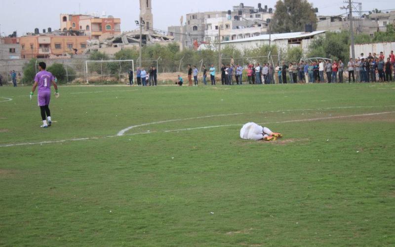 بالصور: أبو هولي يهنئ المغازي ويؤكد دعمه للفريق‎