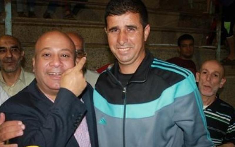 بالصور: أبو هولي يهنئ المغازي ويؤكد دعمه للفريق‎