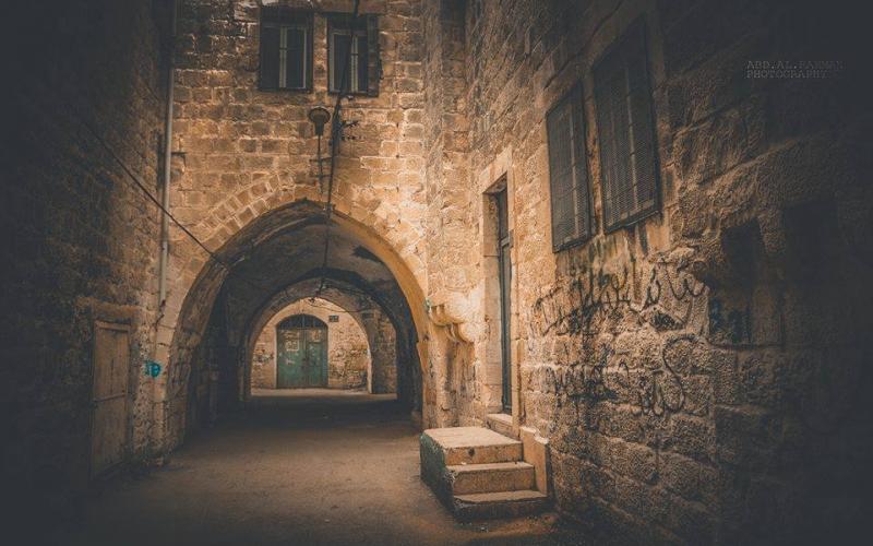 ‫صور‬: من أزقة البلدة القديمة في مدينة نابلس