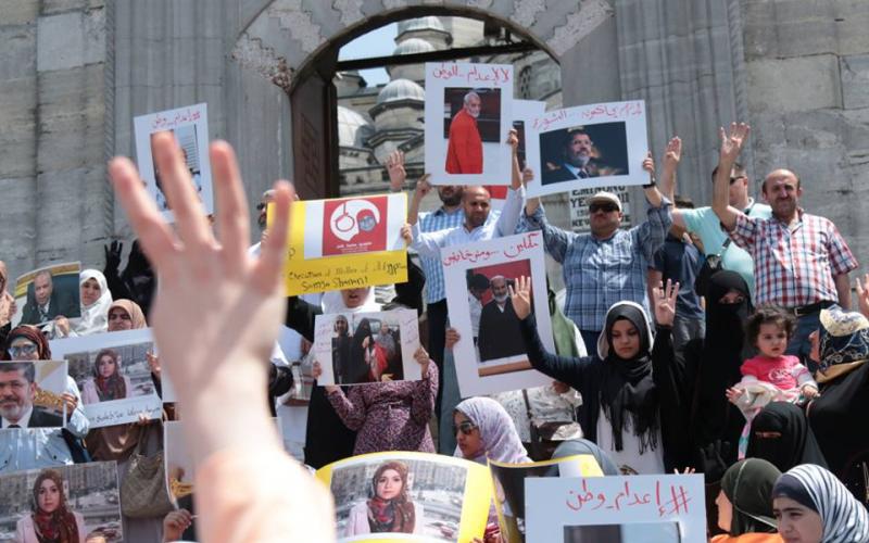 صور: وقفة احتجاجية ضد الإعدامات بمصر