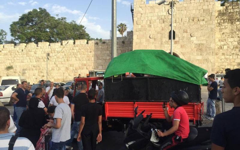 بالصور: اعتقال مقدسي بزعم محاولته تنفيذ عملية دهس