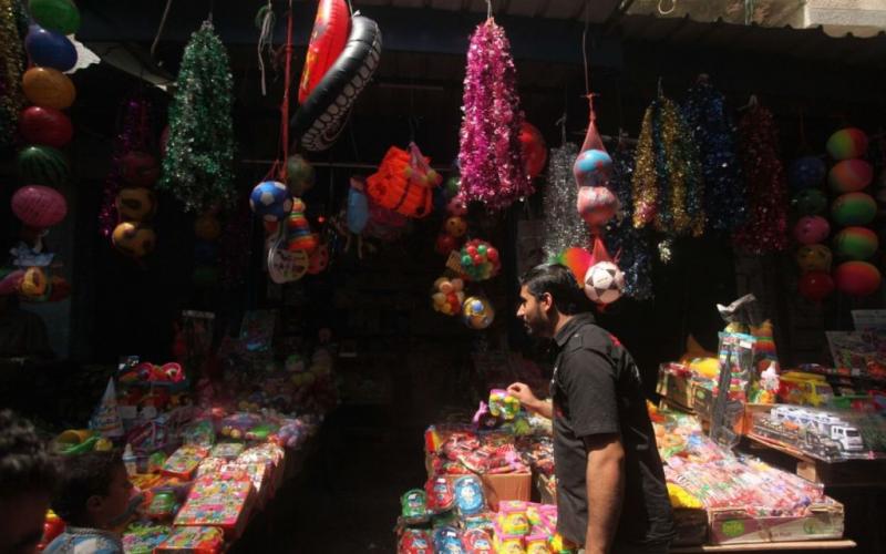 صور: سوق "الزاوية" وسط مدينة غزة