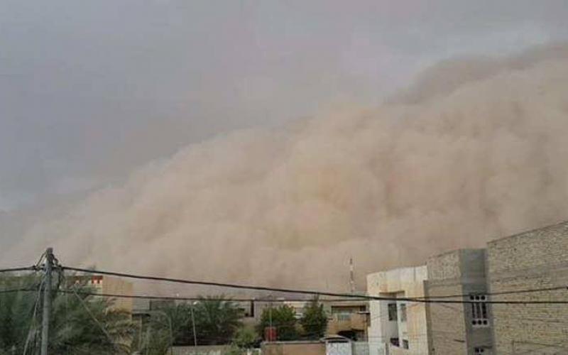 صور: عاصفة رملية بالأنبار العراقية