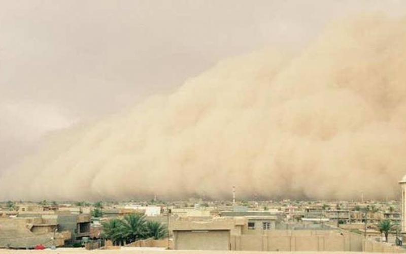 صور: عاصفة رملية بالأنبار العراقية