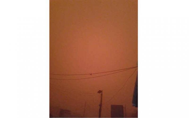 صور: عاصفة رملية بالأنبار العراقية