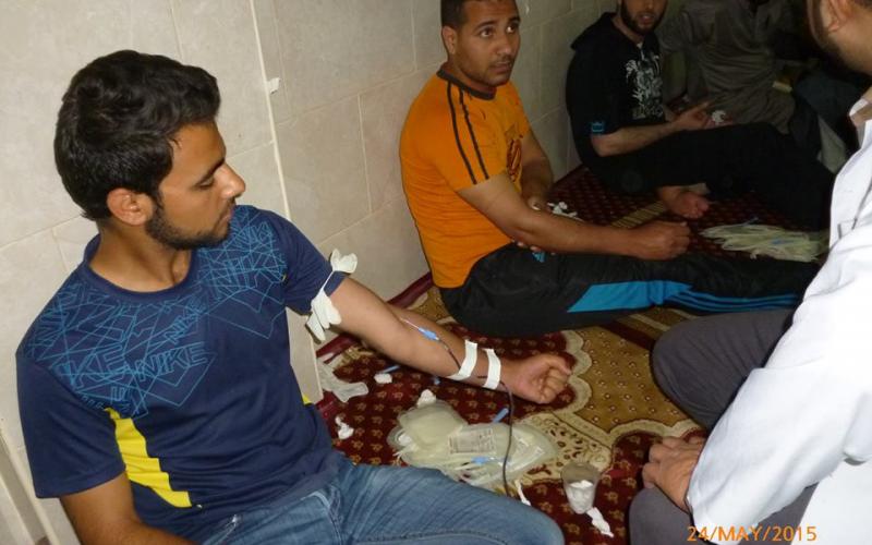 صور: مسجد حيفا ينظم حملة للتبرع بالدم