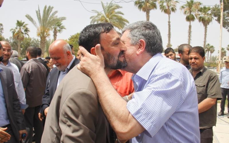 صور: قيادة حماس تستقبل أبو مرزوق والعلمي‎