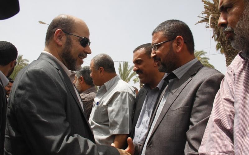 صور: قيادة حماس تستقبل أبو مرزوق والعلمي‎