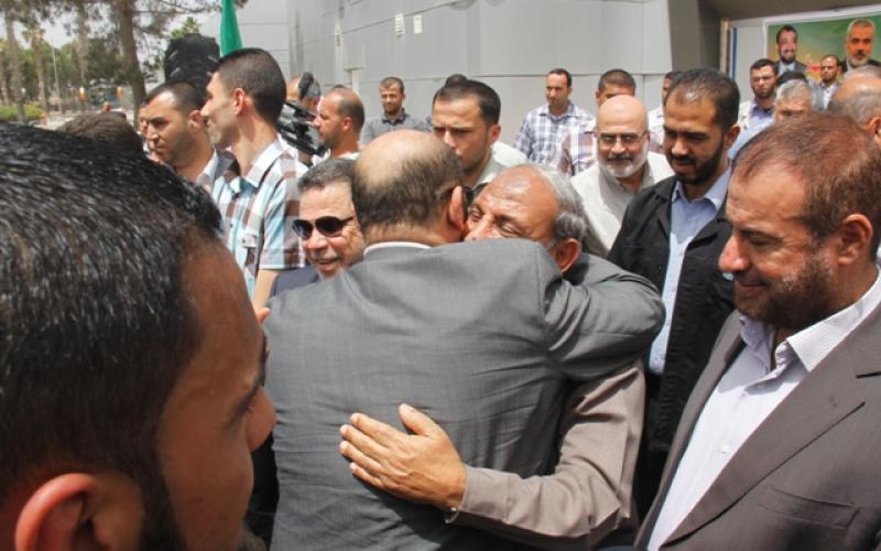 صور: قيادة حماس تستقبل أبو مرزوق والعلمي‎