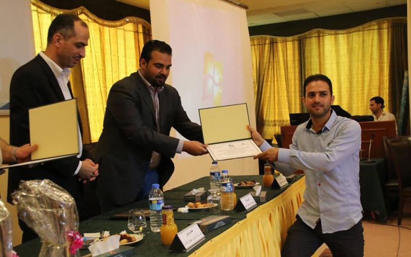 صور: تكريم الفائزين بجائزة بيت الصحافة