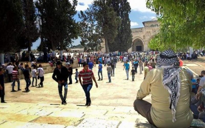 صور: صلاة الجمعة في المسجد الأقصى