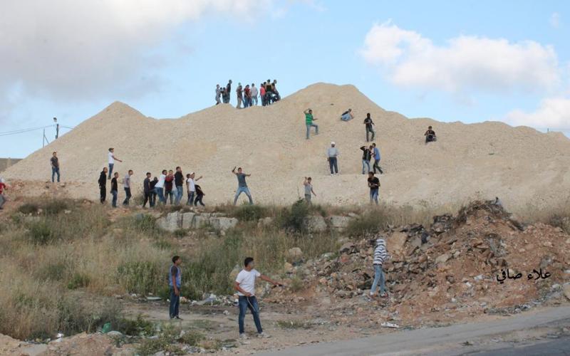 صور: مواجهات في مخيم الجلزون برام الله