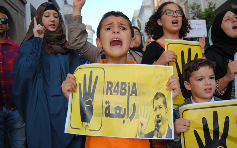 صور: مظاهرات بالمغرب ضد أحكام الإعدام بمصر