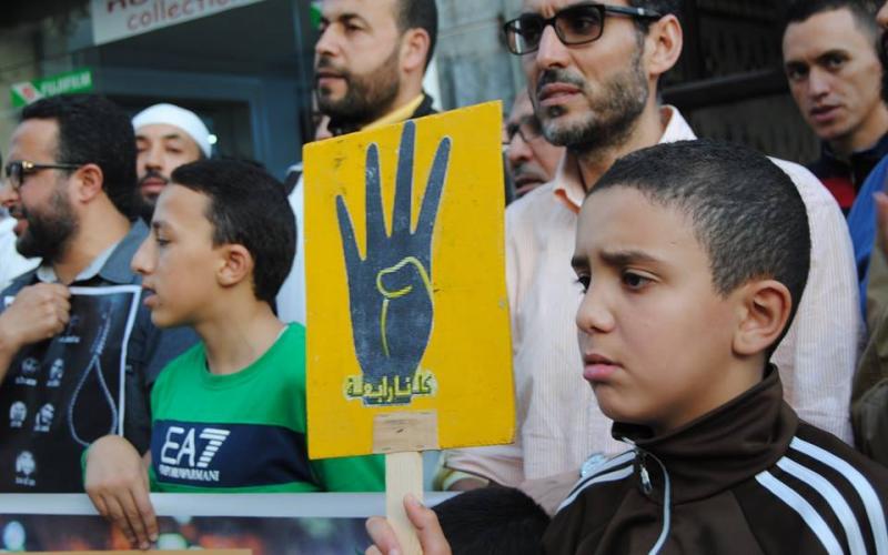 صور: مظاهرات بالمغرب ضد أحكام الإعدام بمصر