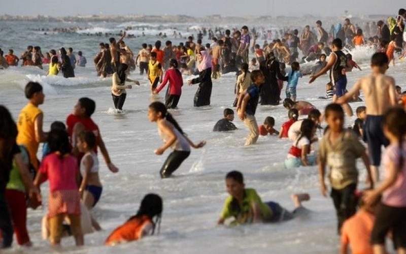 أجواء بحر غزة