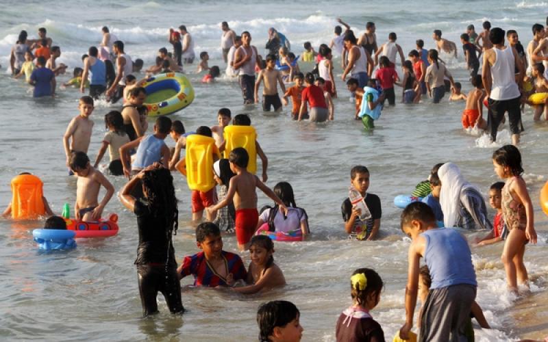 أجواء بحر غزة