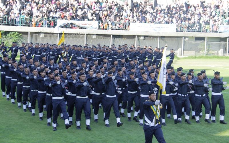 صور..تخريج أول دفعة من كلية الشرطة بحضور هنية