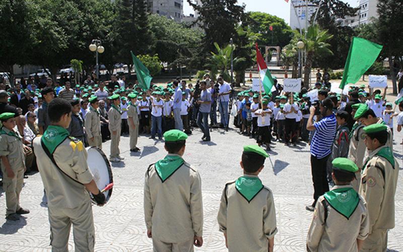 حماس غرب غزة تطلق مخيماتها الصيفية