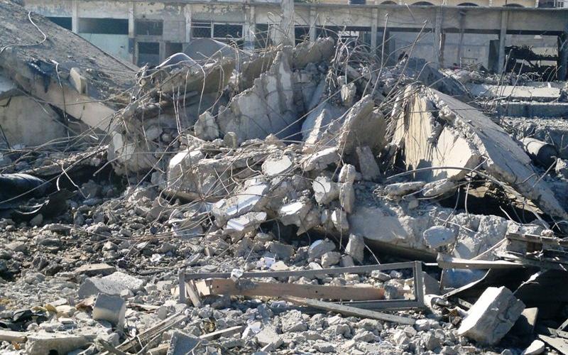 صور.. قصف عنيف لموقع السرايا الحكومي بغزة