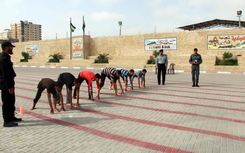 صور: اختبار لياقة للمتقدمين لوظائف الداخلية