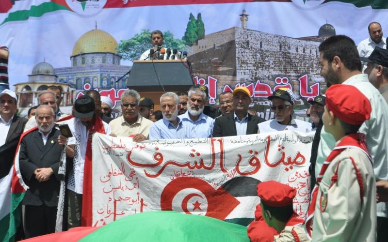 صور: المسيرة العالمية للقدس من شمال غزة