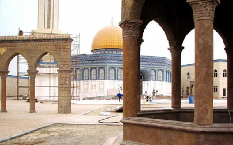 بالصور: مسجد إماراتي بتصميم قبة الصخرة