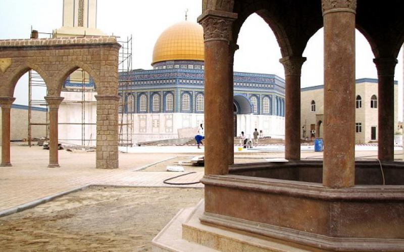 بالصور: مسجد إماراتي بتصميم قبة الصخرة