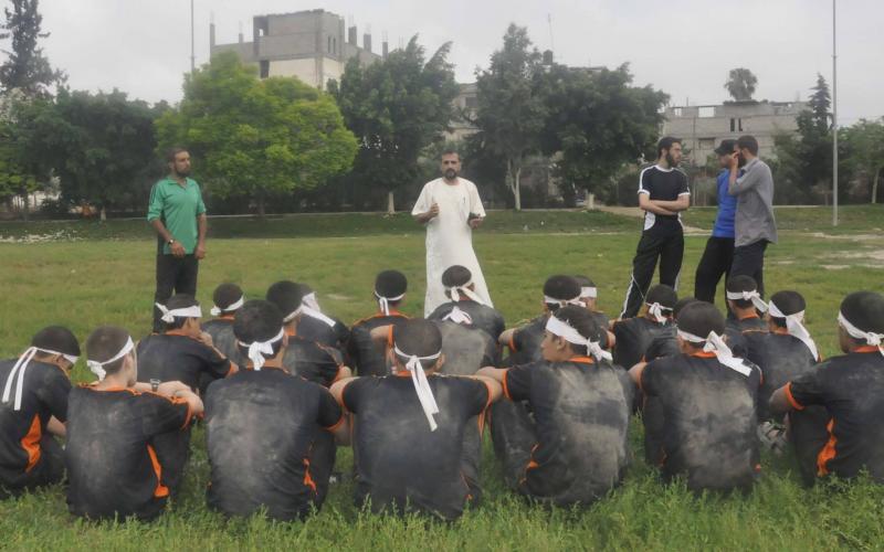 بالصور: مسجد بالشجاعية يقيم مخيماً كشفياً للطلاب