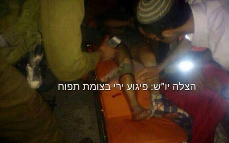 بالصور: شهيد وإصابة جندي جنوب نابلس‎