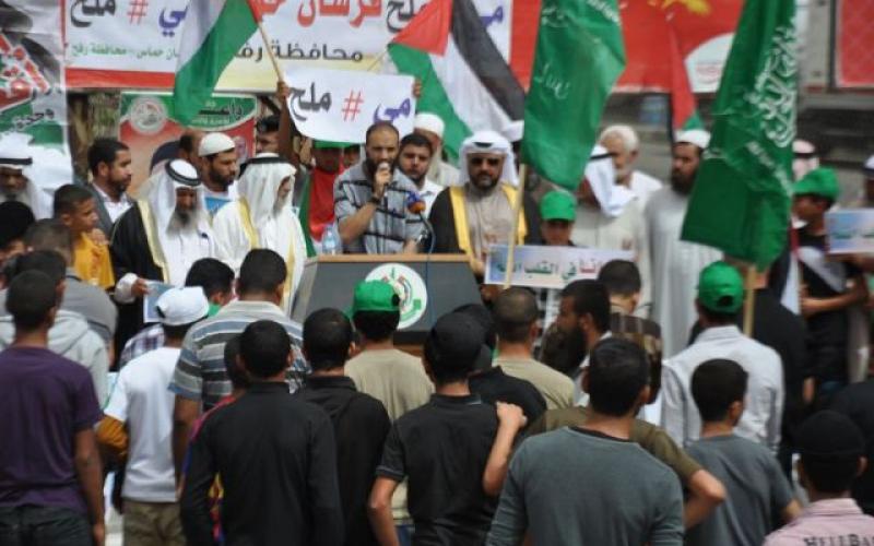 صور: وقفة في رفح تضامناً مع الأسرى