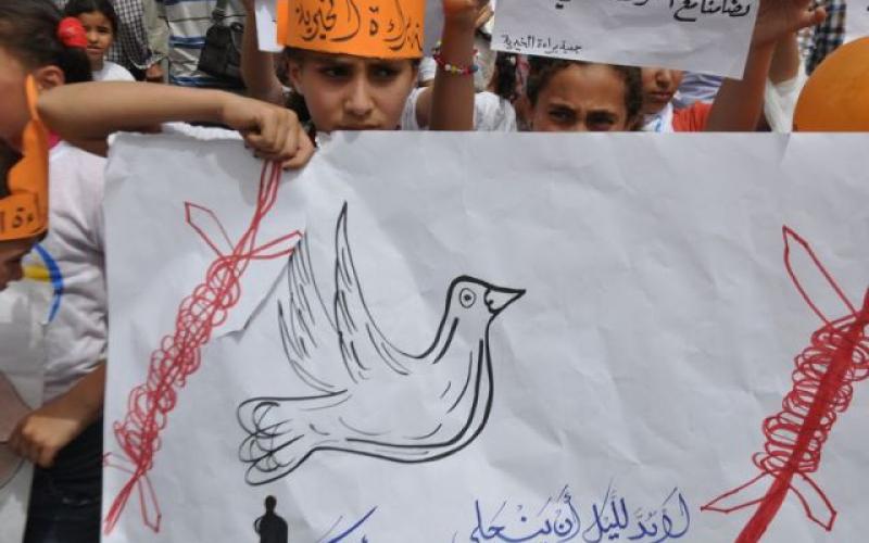 صور: وقفة في رفح تضامناً مع الأسرى