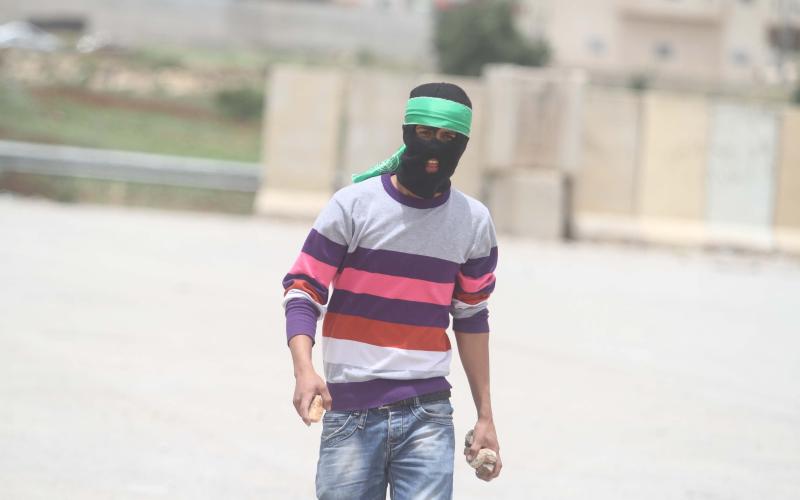 بالصور: مواجهات مع الاحتلال برام الله