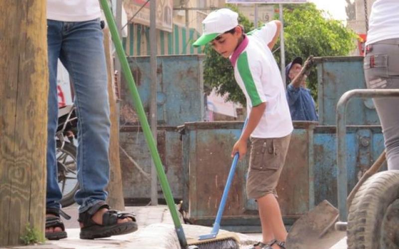 صور: يوم تطوعي لمشاعل التحرير بالمغازي‎
