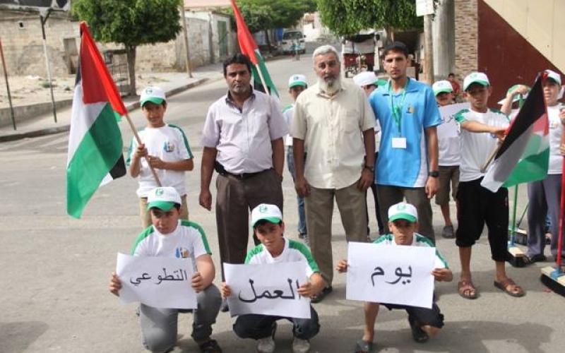 صور: يوم تطوعي لمشاعل التحرير بالمغازي‎