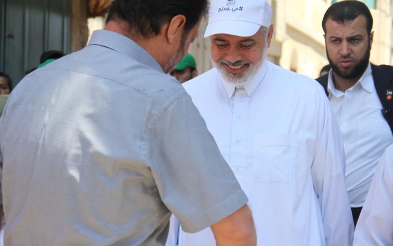 صور: هنية يشارك في انطلاق المرحلة الثانية من "مشاعل التحرير"