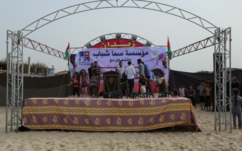 صور: حفل تكريم للمتفوقين في بيت لاهيا