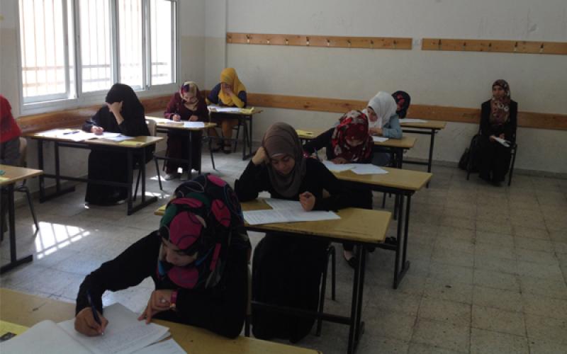 صور: امتحان الثانوية العامة بنابلس‎