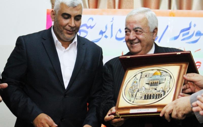 صور: مراسم تسليم وتسلم وزارة العمل بغزة